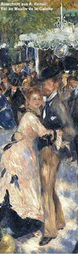 A.Renoir: Bal au Moulin de la Galette (Ausschnitt)